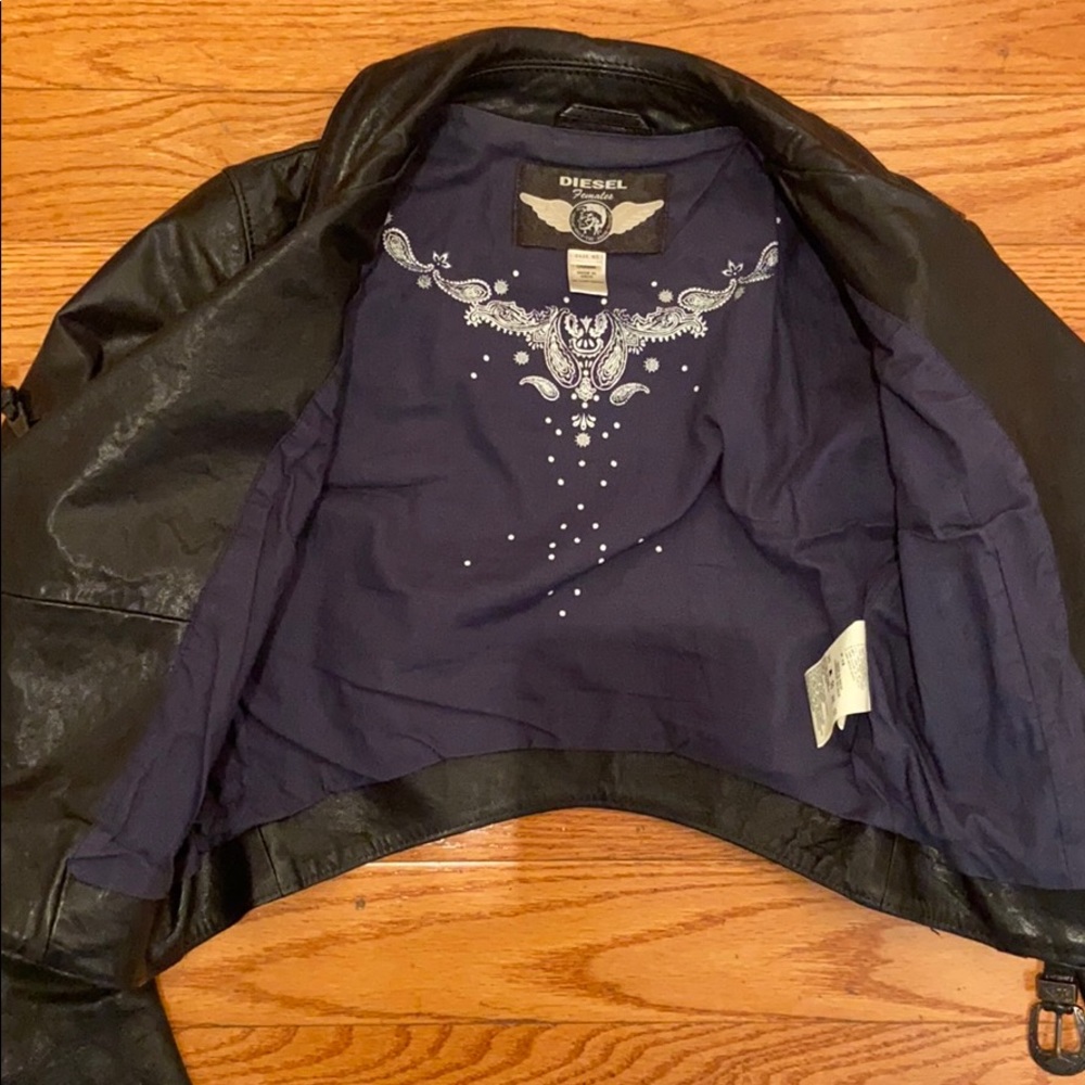 Diesel Leather Jacket - Picture 12 of 16